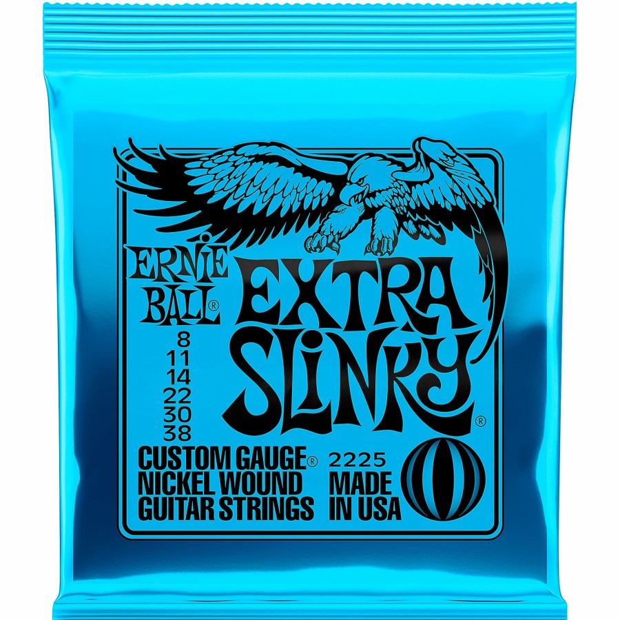 Guitars Ernie Ball Guitar Strings | Ernie Ball 2225 Nickel Extra Slinky Electric Guitar Strings