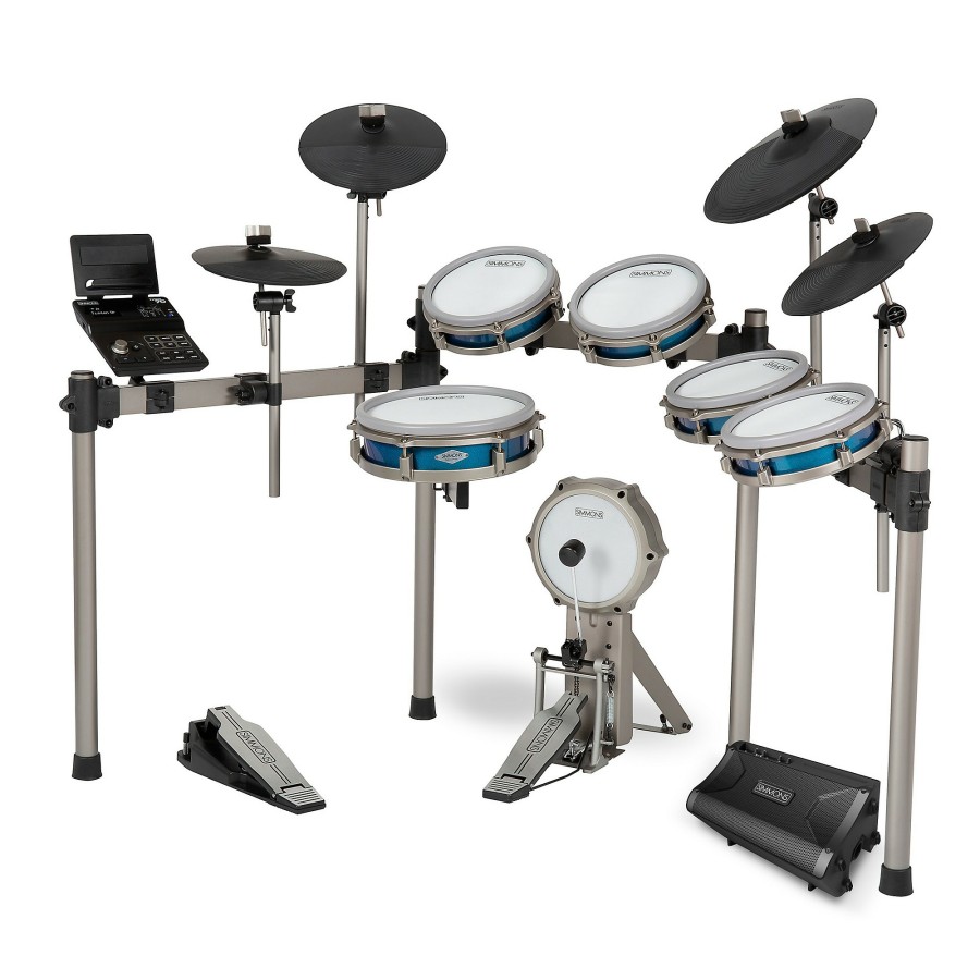 Drums Simmons Electronic Drum Sets | Simmons Titan 70 Electronic Drum Kit And Da2108 Drum Amp