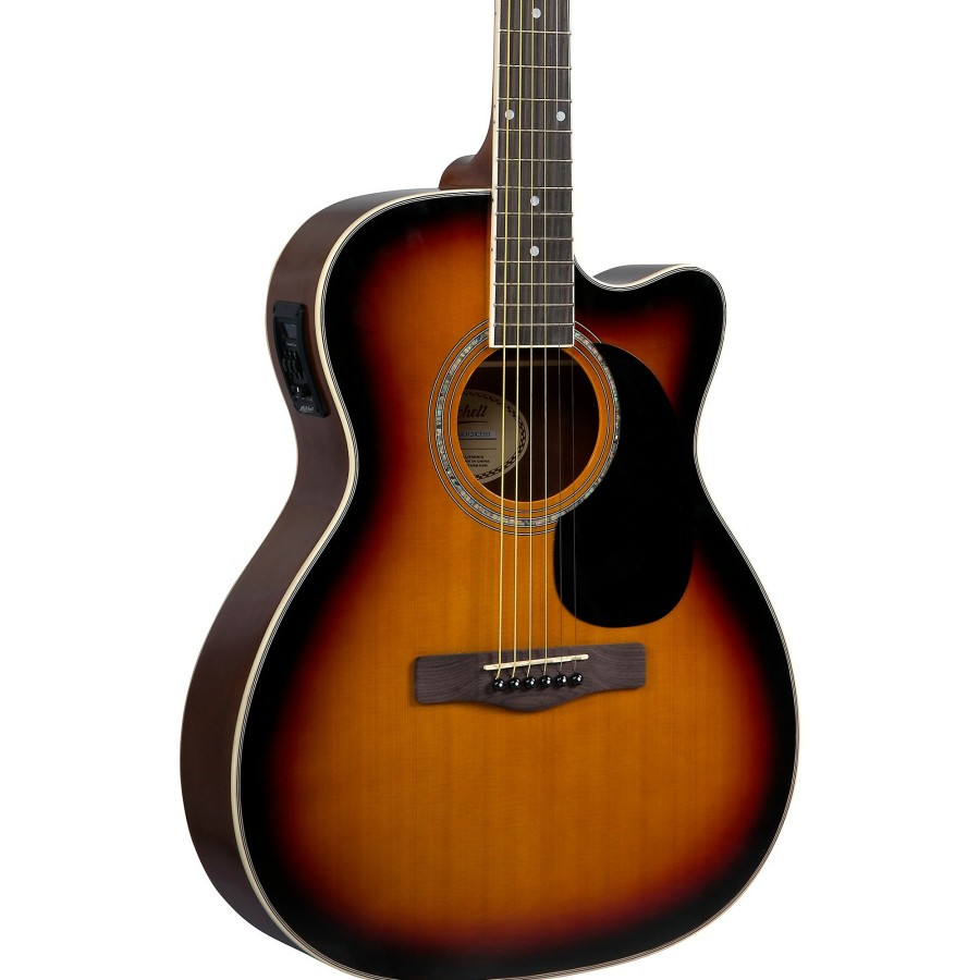 Guitars Mitchell Acoustic Electric | Mitchell O120Cesb Auditorium Acoustic-Electric Guitar 3-Color Sunburst