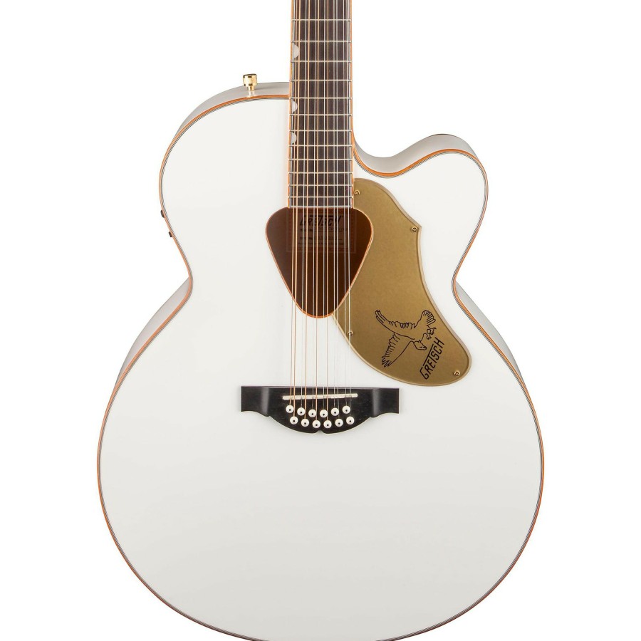 Guitars Gretsch Guitars 12-String | Gretsch Guitars G5022Cwfe-12 Rancher Falcon Jumbo 12-String Acoustic-Electric Guitar White