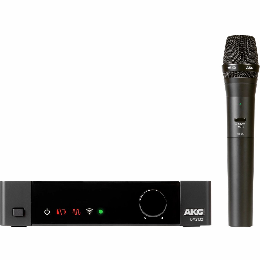 Mics & Wireless AKG | Akg Dms100 Digital Wireless Vocal Microphone Set Black