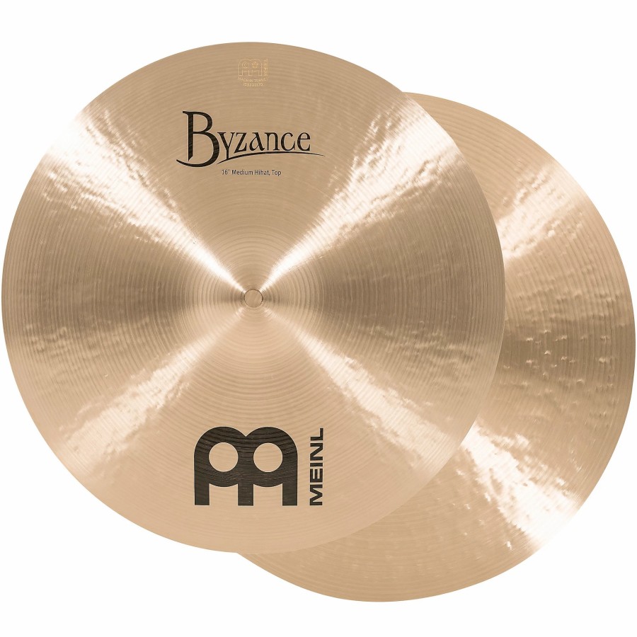 Drums MEINL Hi-Hat Cymbals | Meinl Byzance Traditional Medium Hi-Hat Cymbal Pair 16 In.