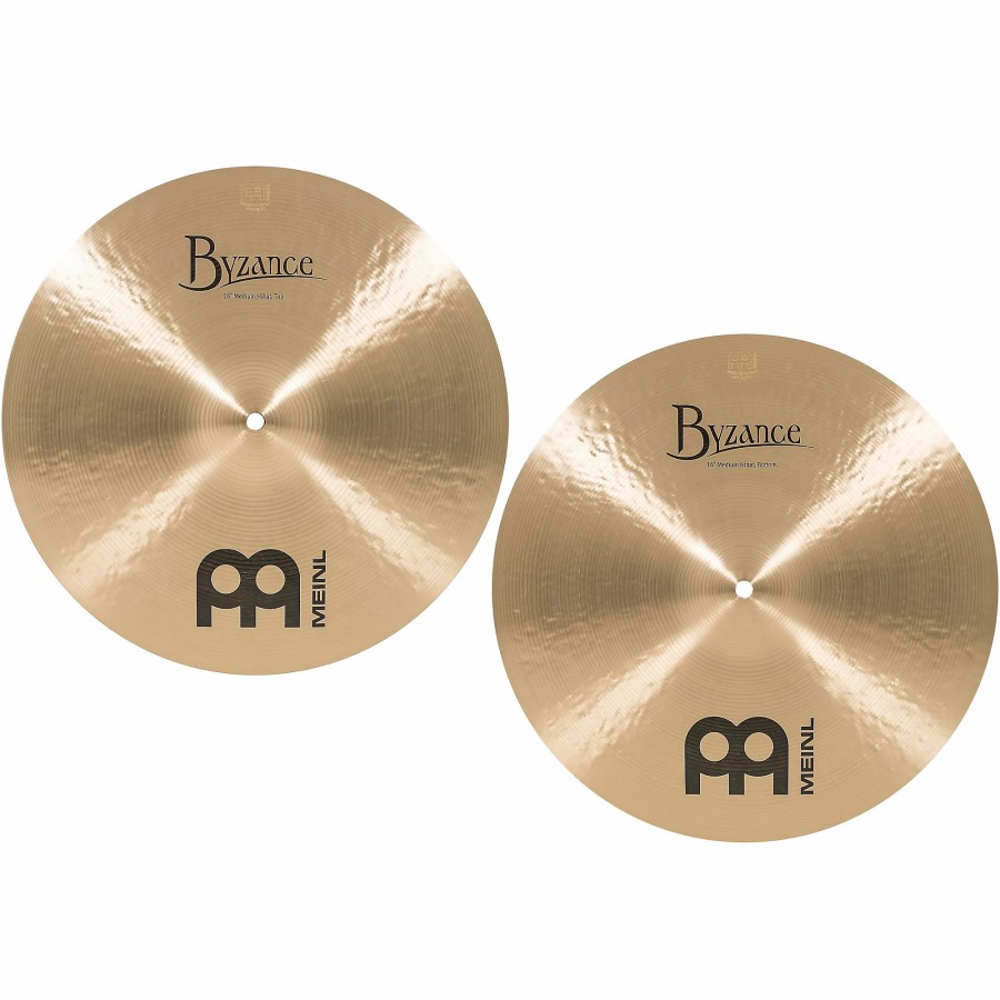 Drums MEINL Hi-Hat Cymbals | Meinl Byzance Traditional Medium Hi-Hat Cymbal Pair 16 In.