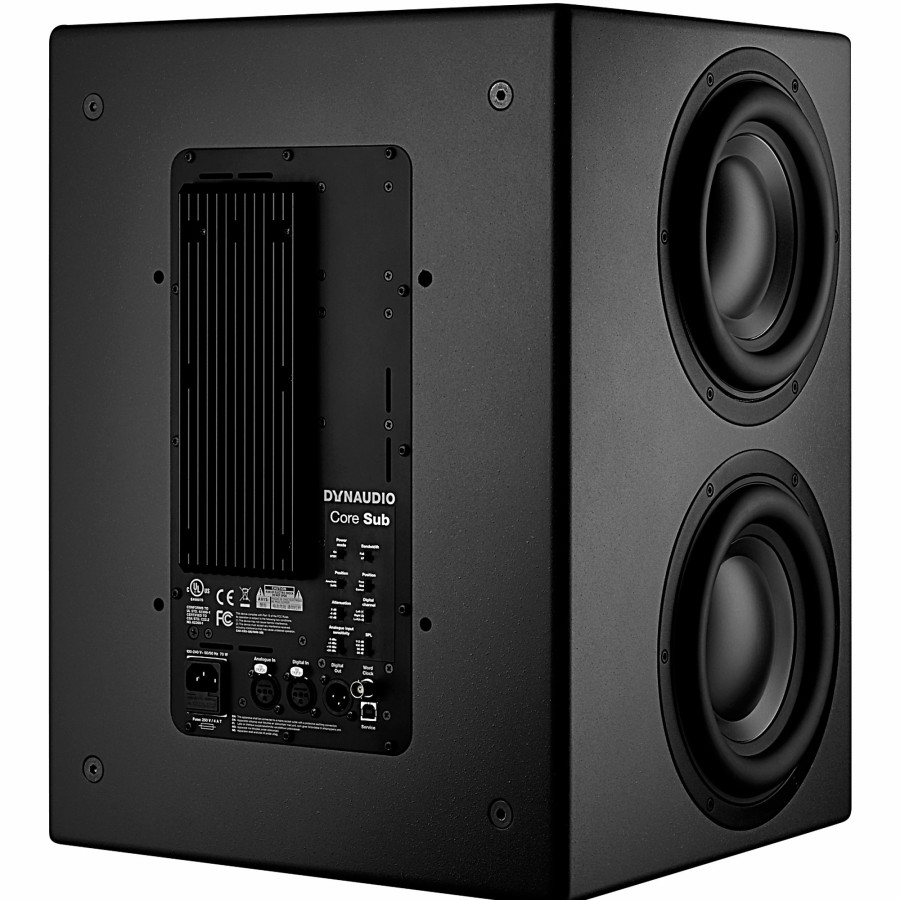 Recording Dynaudio | Dynaudio Core Sub Quad 9" Powered Studio Subwoofer - Dark Grey