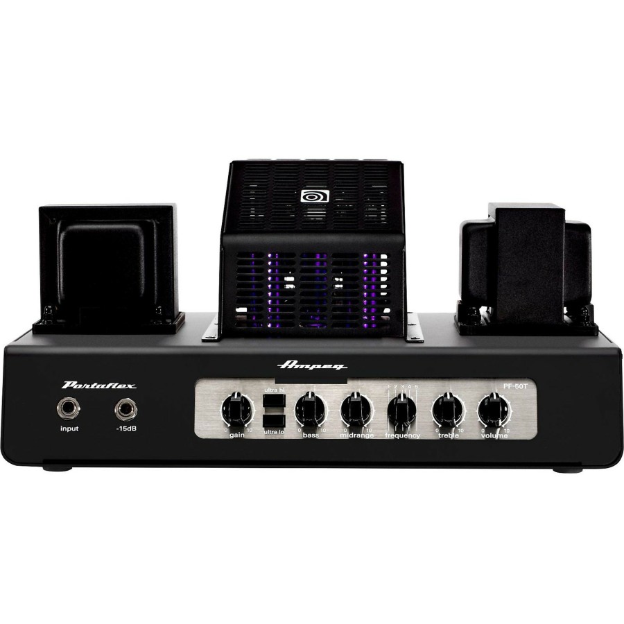 Amps & Effects Ampeg Heads | Ampeg Pf-50T Portaflex 50W Tube Bass Amp Head