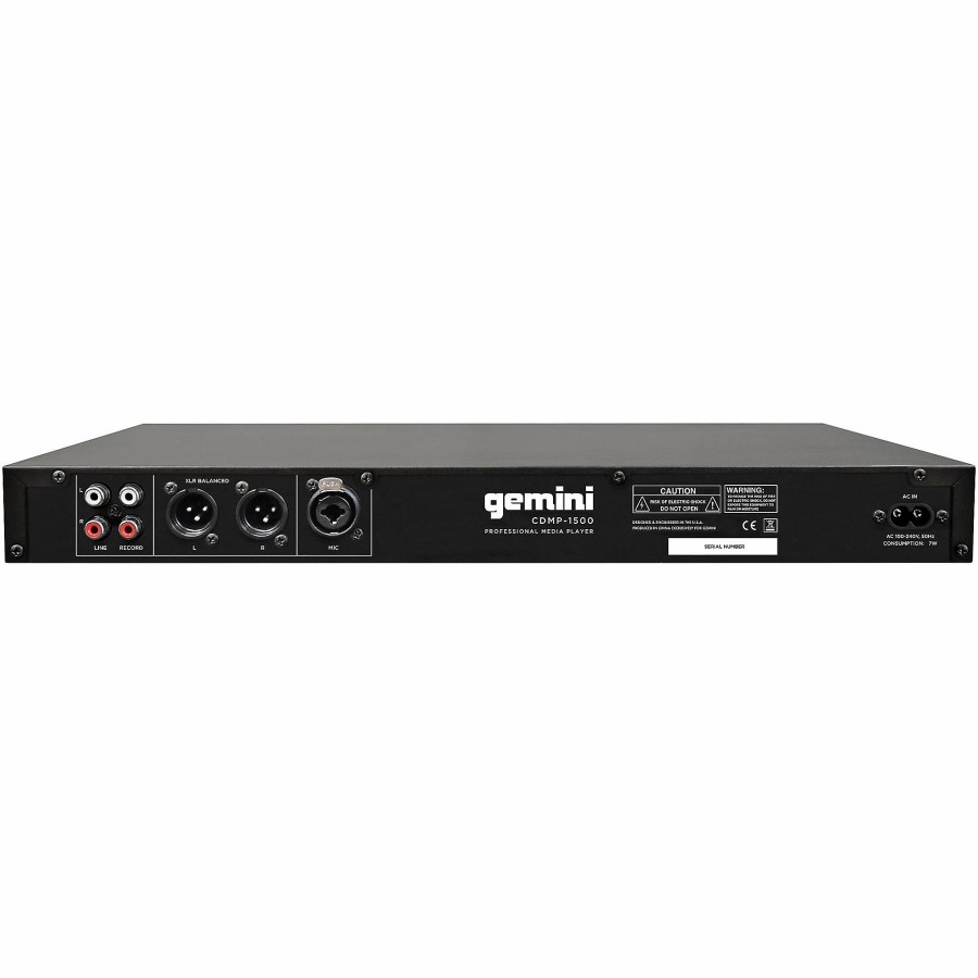 Dj Equipment Gemini | Gemini Cdmp-1500 Single 1U Cd/Mp3/Usb Player