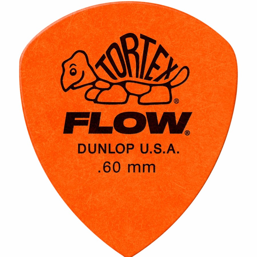 Guitars Dunlop Guitar Picks | Dunlop Tortex Flow Guitar Picks Std-12/Plypk .60 Mm 12 Pack