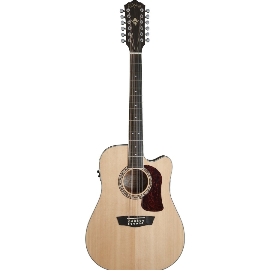 Guitars Washburn 12-String | Washburn Hd10Sce12 Heritage 10 Series 12-String Acoustic-Electric Guitar