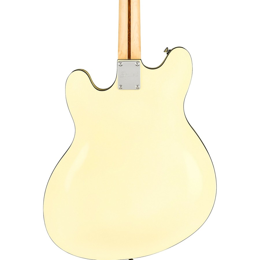 Guitars Squier Hollow & Semi-Hollow Body | Squier Affinity Series Starcaster Maple Fingerboard Electric Guitar Olympic White