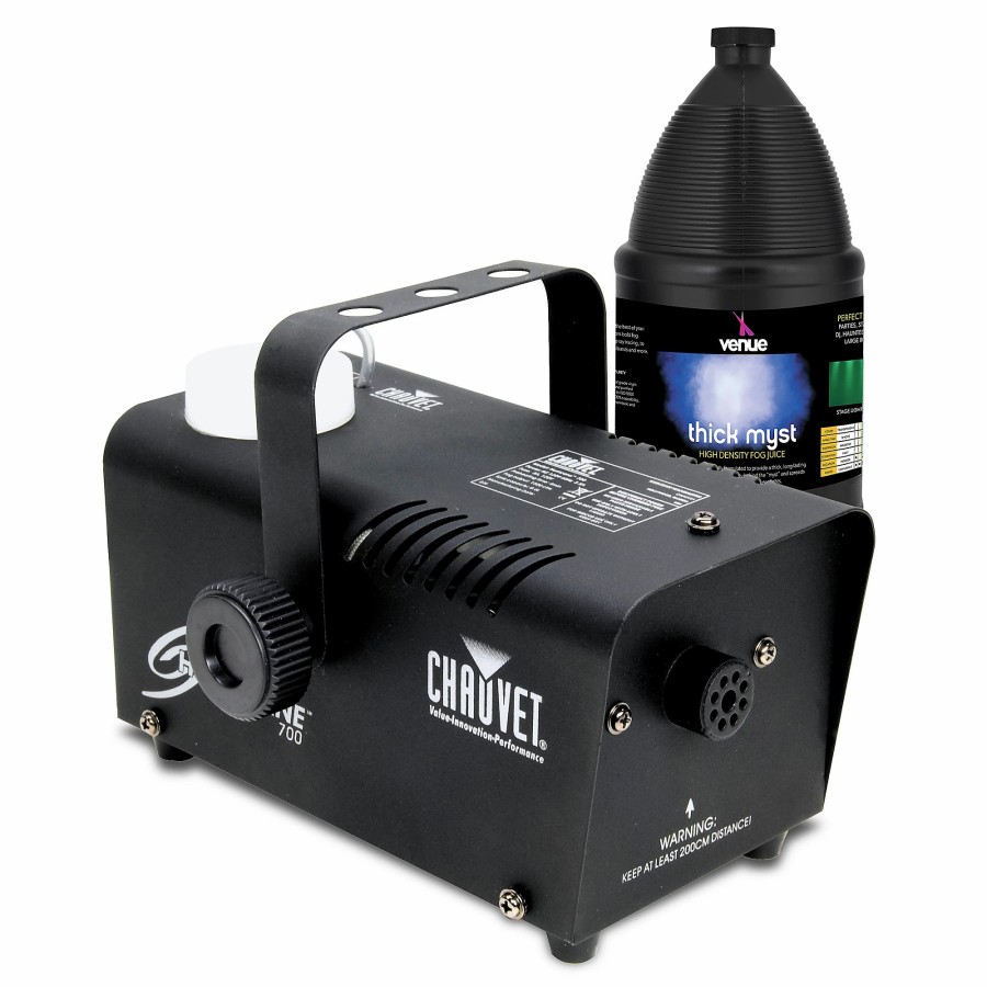 Lighting CHAUVET DJ | Chauvet Dj Hurricane 700 Fog Machine With One Gallon Venue Thick Myst