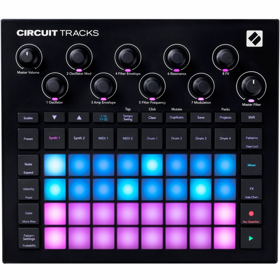 Keyboards & Midi Novation | Novation Circuit Tracks Standalone Groovebox