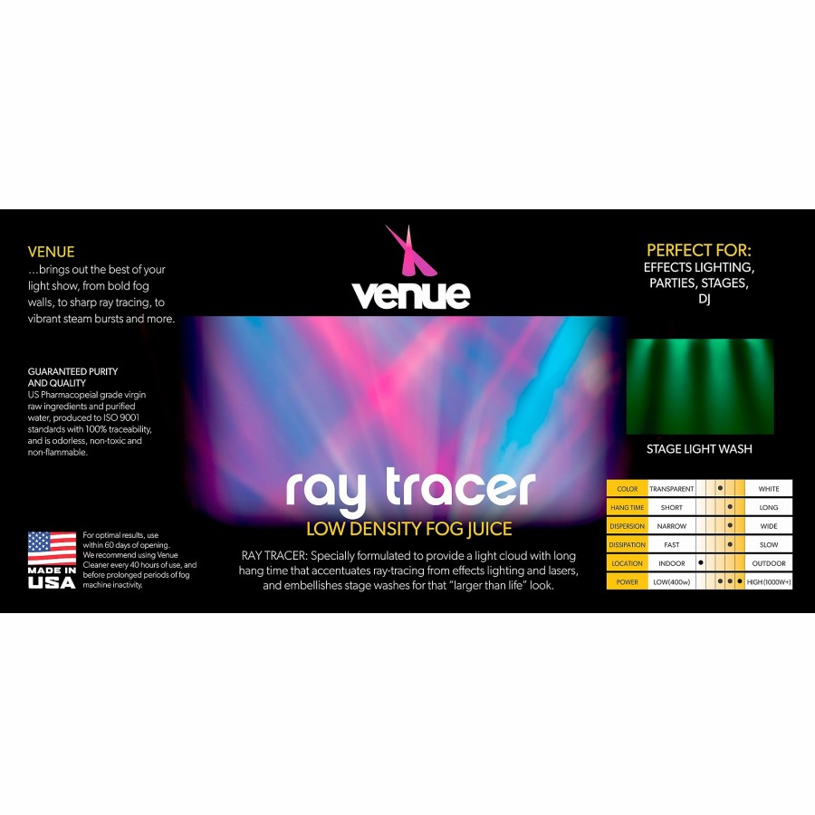 Lighting Venue | Venue Ray Tracer Low Density Fog Juice 1 Gallon