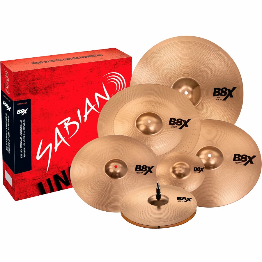 Drums SABIAN Cymbal Packs | Sabian B8X Complete Set