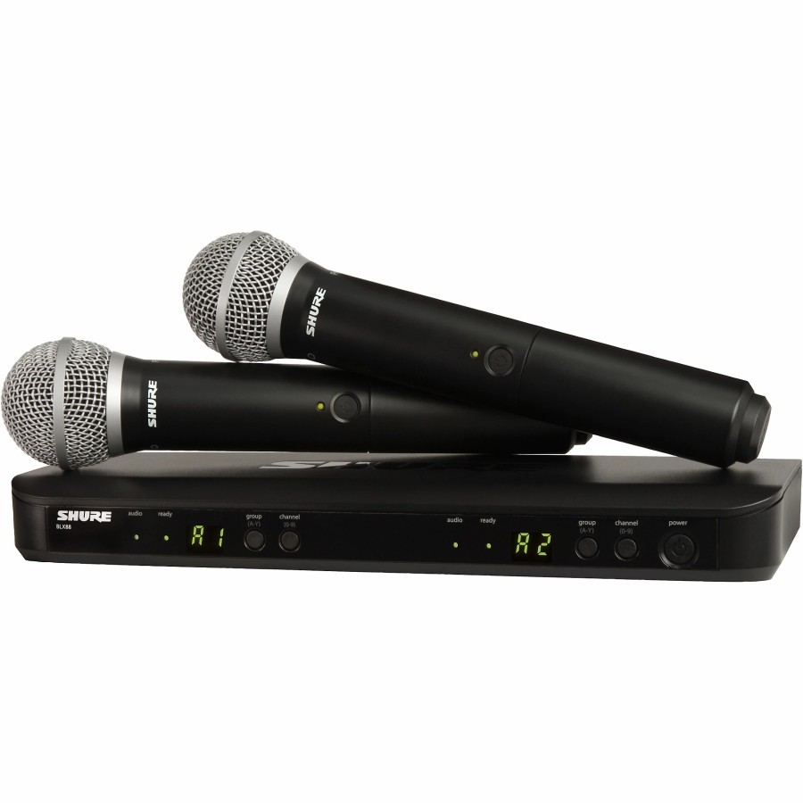 Live Sound Shure | Shure Blx288/Pg58 Dual-Channel Wireless System With Two Pg58 Handheld Transmitters Band H11