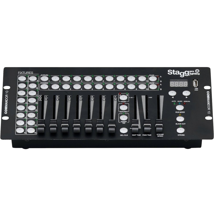 Lighting Stagg | Stagg Commandor 10-1 Dmx Lighting Controller