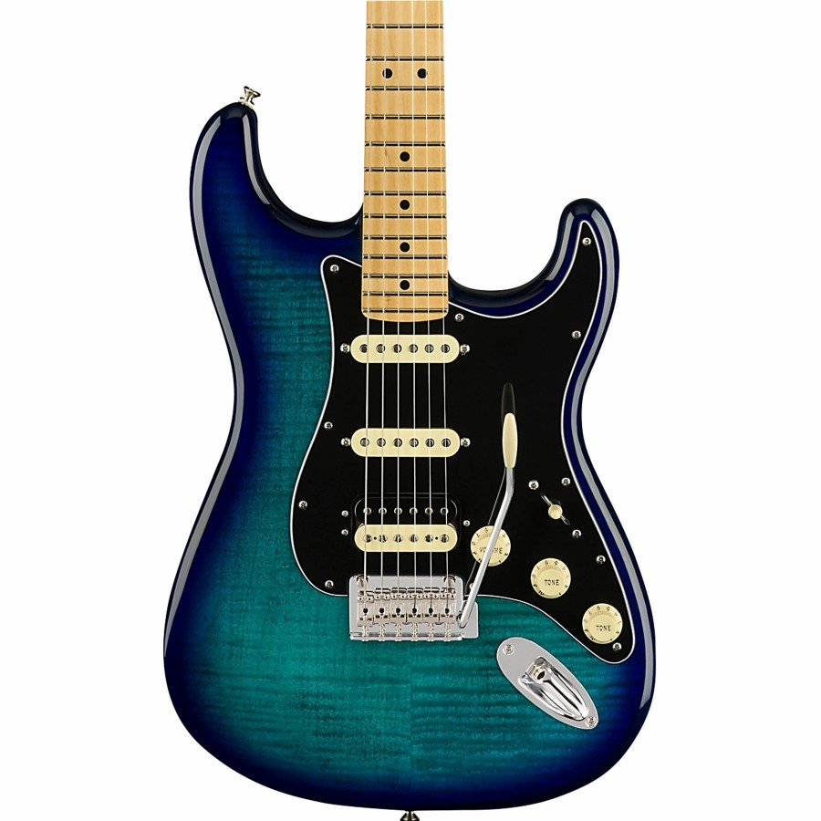 Guitars Fender Solid Body | Fender Player Stratocaster Hss Plus Top Maple Fingerboard Limited-Edition Electric Guitar Blue Burst