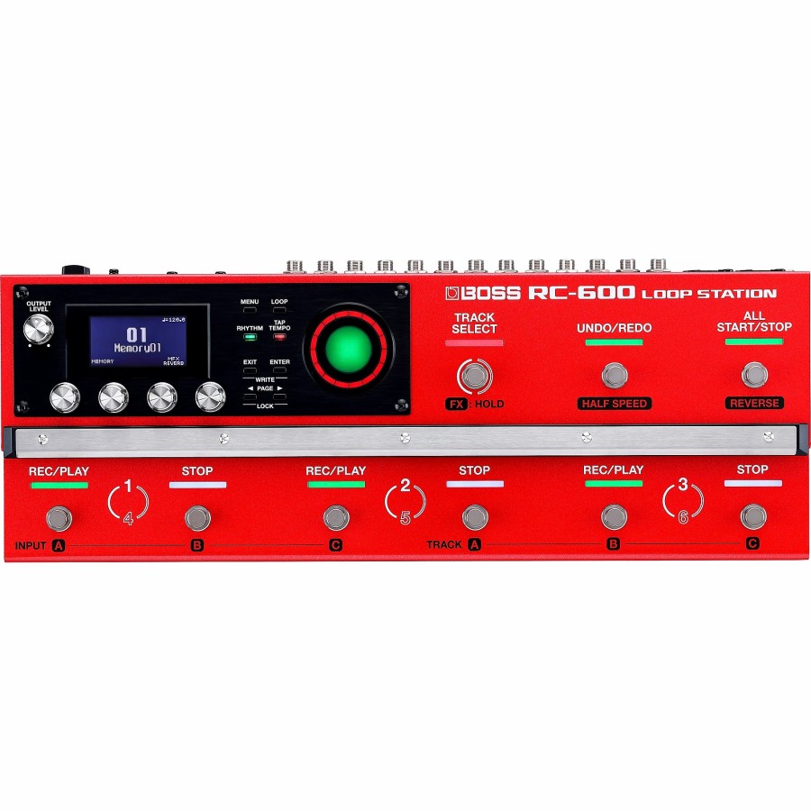 Guitars BOSS Effects | Boss Rc-600 Loop Station Effects Pedal Red