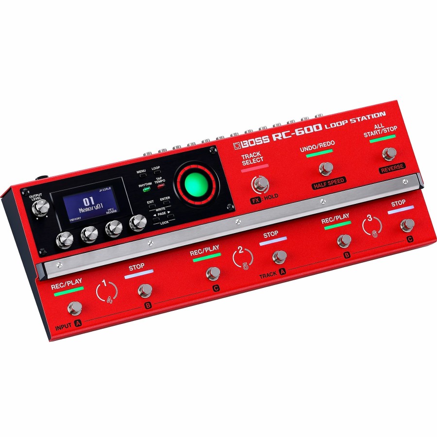 Guitars BOSS Effects | Boss Rc-600 Loop Station Effects Pedal Red