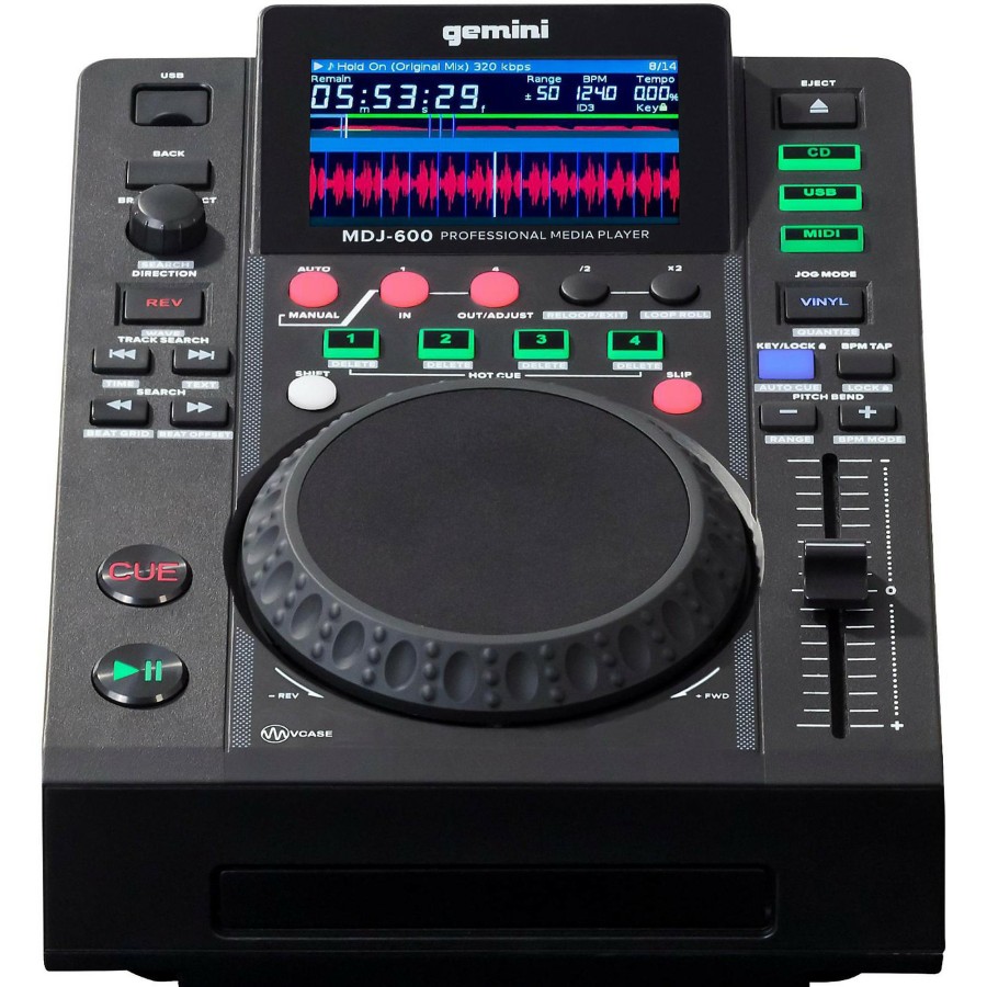 Dj Equipment Gemini | Gemini Mdj-600 Professional Dj Usb Cd Cdj Media Player