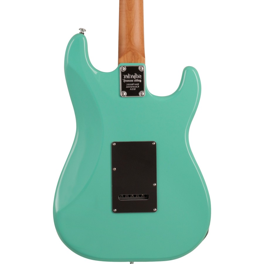 Guitars Schecter Guitar Research Left Handed | Schecter Guitar Research Nick Johnston Traditional Left-Handed 6-String Electric Guitar Atomic Green