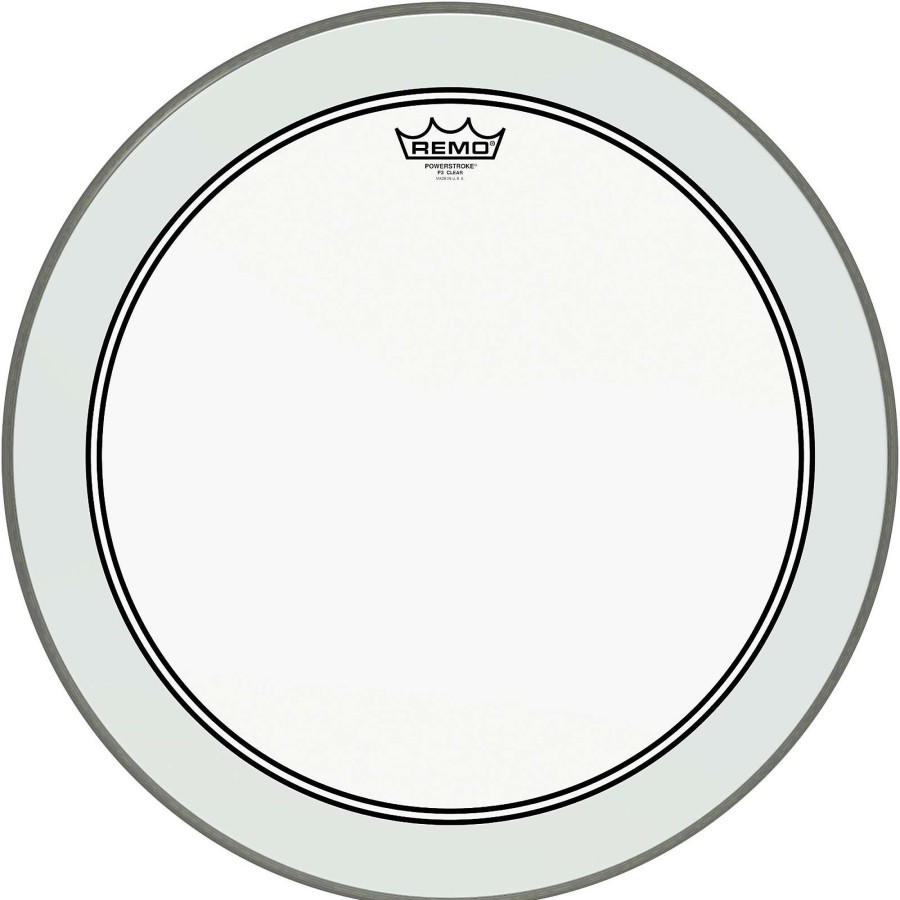 Drums Remo | Remo Powerstroke 3 Clear Bass Drum Head With Impact Patch 20 In.