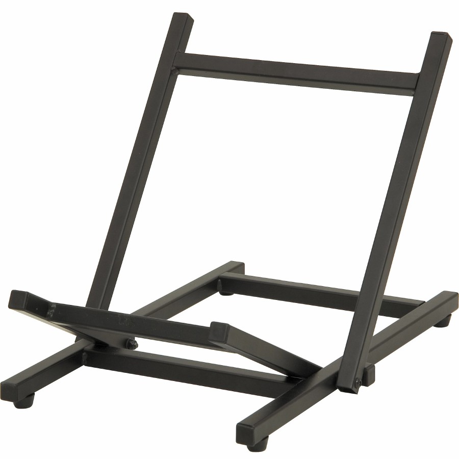 Amps & Effects On-Stage Amp Stands | On-Stage Folding Tiltback Amp Stand Black Folds Flat