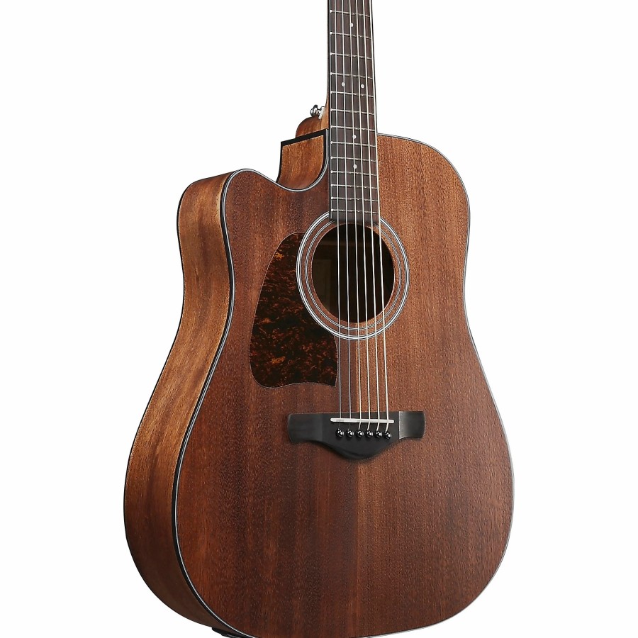 Guitars Ibanez Left Handed | Ibanez Aw54Lceopn Left-Handed Dreadnought Acoustic-Electric Guitar Natural