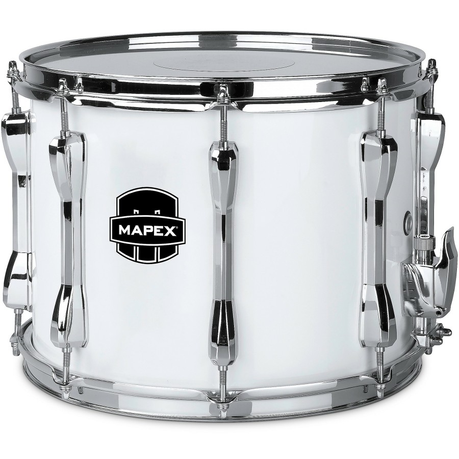 Band & Orchestra Mapex | Mapex Qualifier Standard Series Marching Snare Drum 14 X 10 In. Gloss White