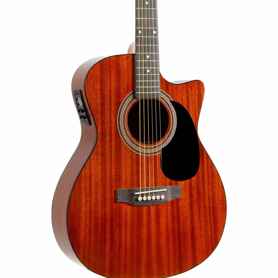 Guitars Rogue Acoustic Electric | Rogue Ra-090 Concert Cutaway Acoustic-Electric Guitar Mahogany