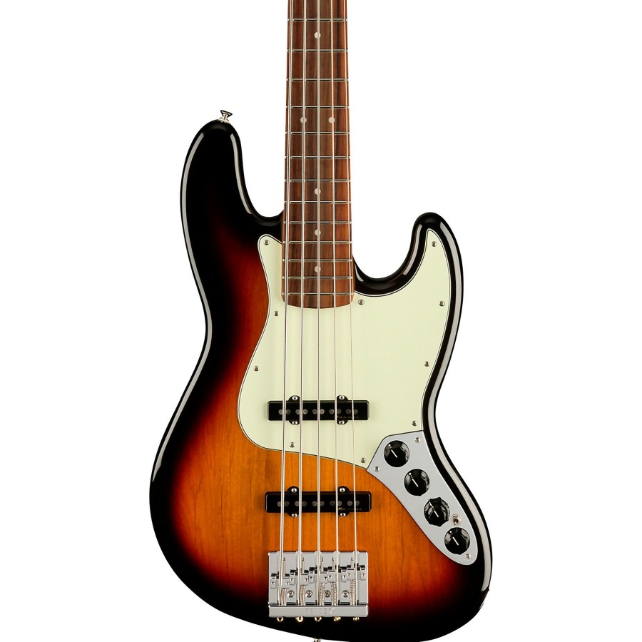 Basses Fender 5-String | Fender Player Plus Jazz Bass V Pau Ferro Fingerboard 3-Color Sunburst