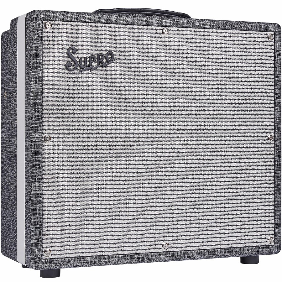 Guitars Supro Guitar Amps | Supro 1695Tj Black Magick 25W 1X12 Tube Guitar Combo Amp Black