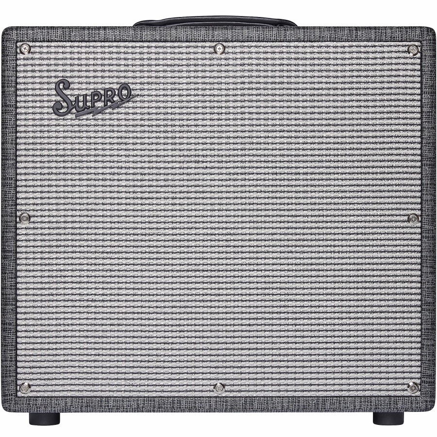 Guitars Supro Guitar Amps | Supro 1695Tj Black Magick 25W 1X12 Tube Guitar Combo Amp Black