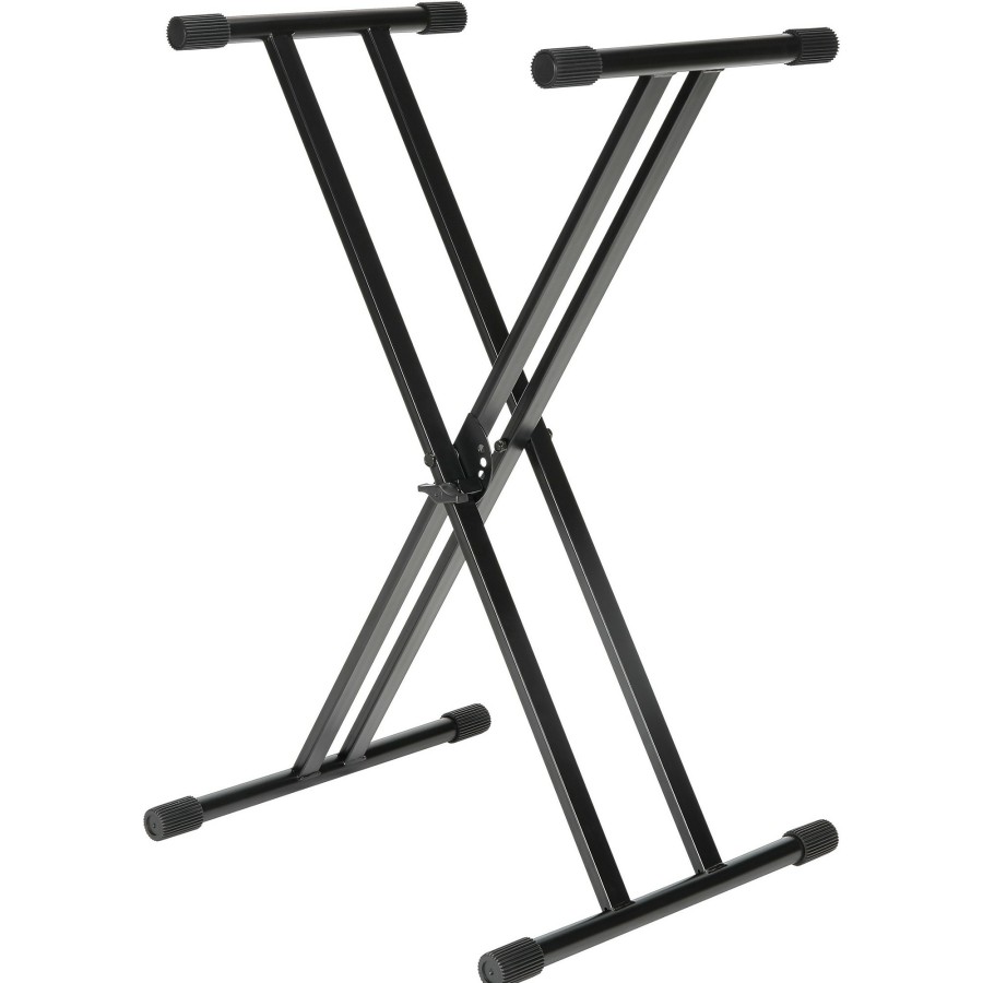 Keyboards & Midi Musician's Gear Stands & Racks | Musician'S Gear Kbx2 Double-Braced Keyboard Stand Black