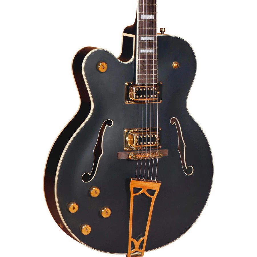 Guitars Gretsch Guitars Left Handed | Gretsch Guitars G5191 Tim Armstrong Electromatic Hollowbody Left-Handed Electric Guitar Black