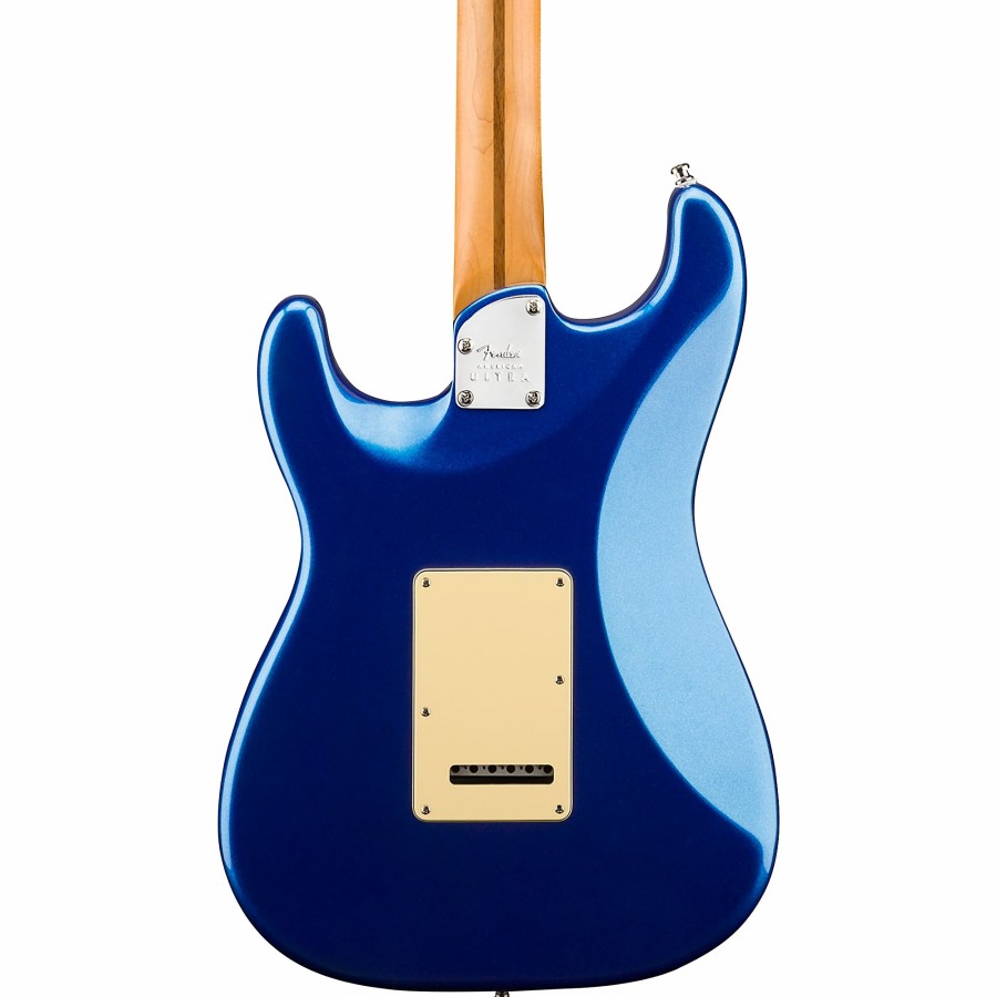 Guitars Fender Solid Body | Fender American Ultra Stratocaster Maple Fingerboard Electric Guitar Cobra Blue