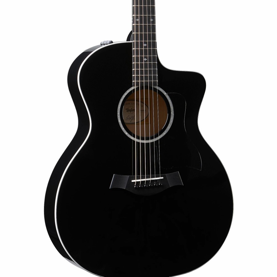 Guitars Taylor Taylor | Taylor 214Ce-Blk Dlx Grand Auditorium Acoustic-Electric Guitar Black