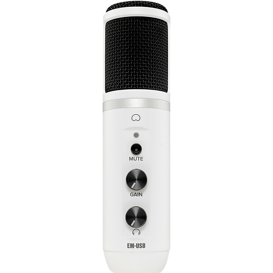 Mics & Wireless Mackie | Mackie Em-Usb Limited-Edition Usb Condenser Microphone White