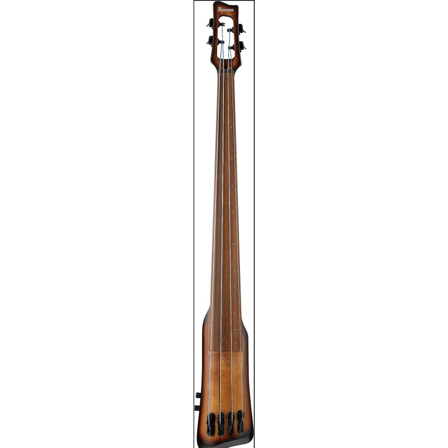 Basses Ibanez Fretless | Ibanez Bass Workshop Ub804 4-String Electric Upright Bass Mahogany Oil Burst