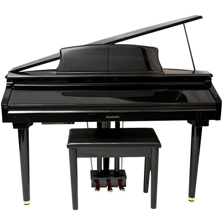 Keyboards & Midi Suzuki Home Digital Pianos | Suzuki Mdg-300 Black Micro Grand Digital Piano