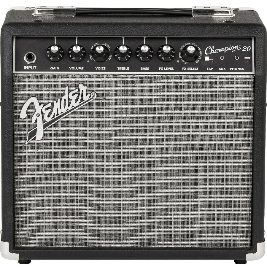 Guitars Fender Guitar Amps | Fender Champion 20 Guitar Combo Amp Black