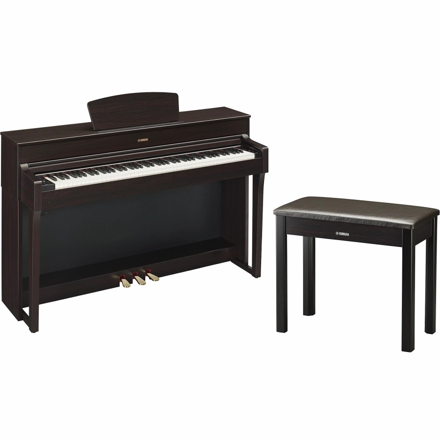 Keyboards & Midi Yamaha Home Digital Pianos | Yamaha Arius Ydp-184 Traditional Console Digital Piano With Bench Dark Rosewood