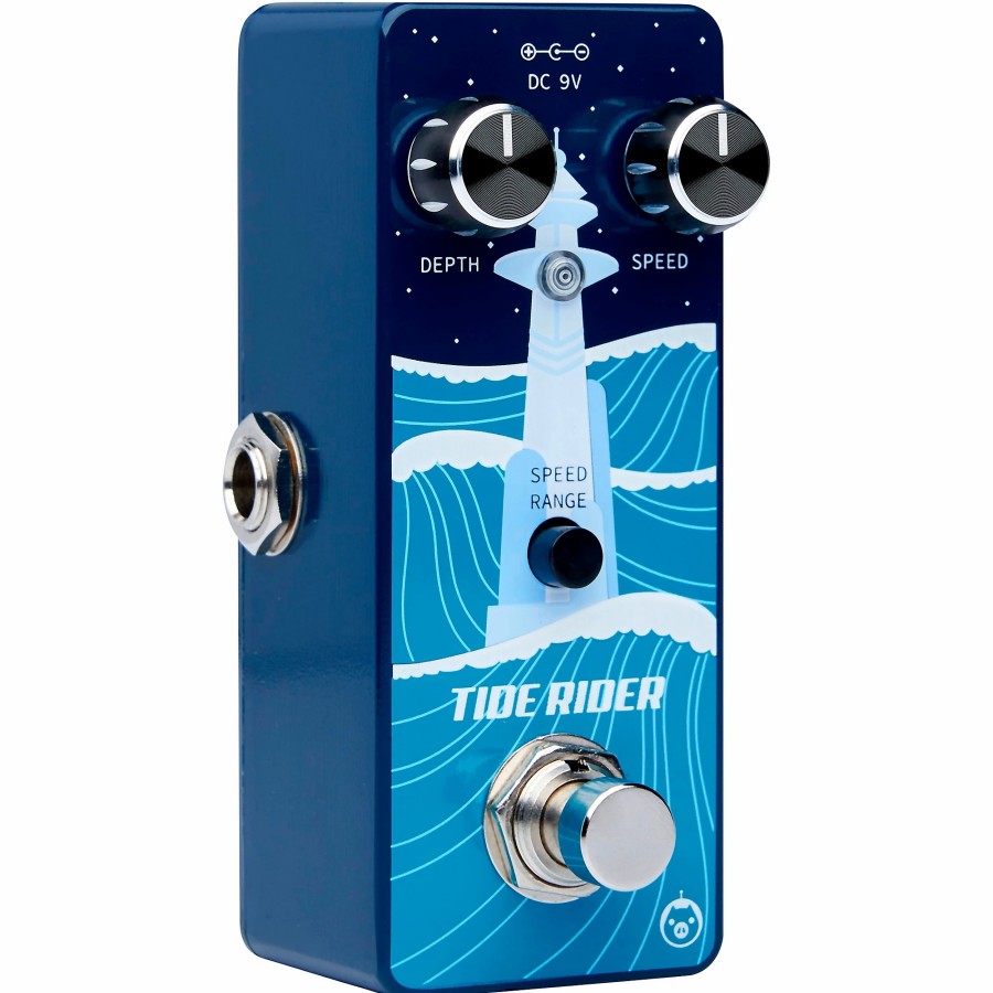 Amps & Effects Pigtronix Multi-Effects Pedals | Pigtronix Tide Rider Modulation Effects Pedal Blue