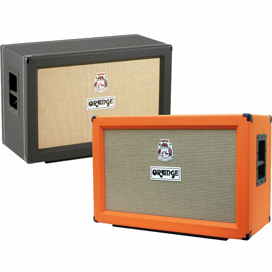 Amps & Effects Orange Amplifiers Cabinets | Orange Amplifiers Ppc Series Ppc212-C 120W 2X12 Closed-Back Guitar Speaker Cabinet Orange Straight