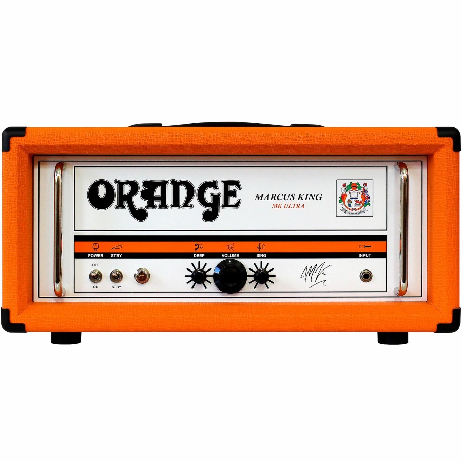 Amps & Effects Orange Amplifiers Heads | Orange Amplifiers Marcus King Signature Mk Ultra 30W Guitar Tube Amp Head Orange