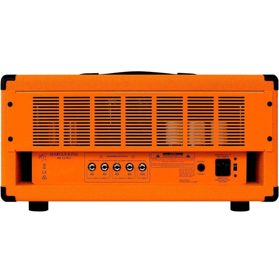 Amps & Effects Orange Amplifiers Heads | Orange Amplifiers Marcus King Signature Mk Ultra 30W Guitar Tube Amp Head Orange