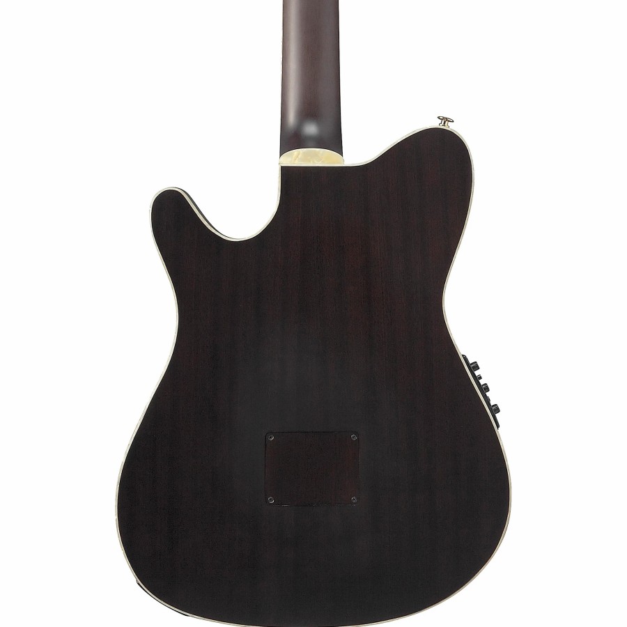 Guitars Ibanez | Ibanez Tod10N Tim Henson Signature Nylon Acoustic-Electric Guitar Black Flat