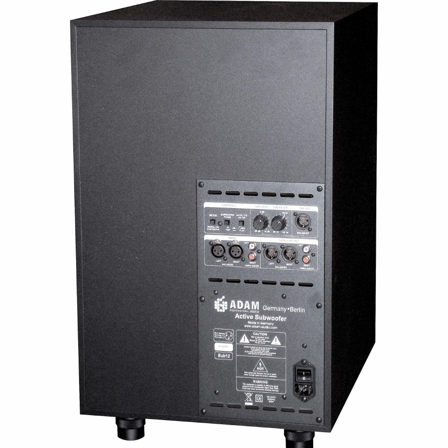 Recording ADAM Audio | Adam Audio Sub12 12" Powered Studio Subwoofer (Each) Black