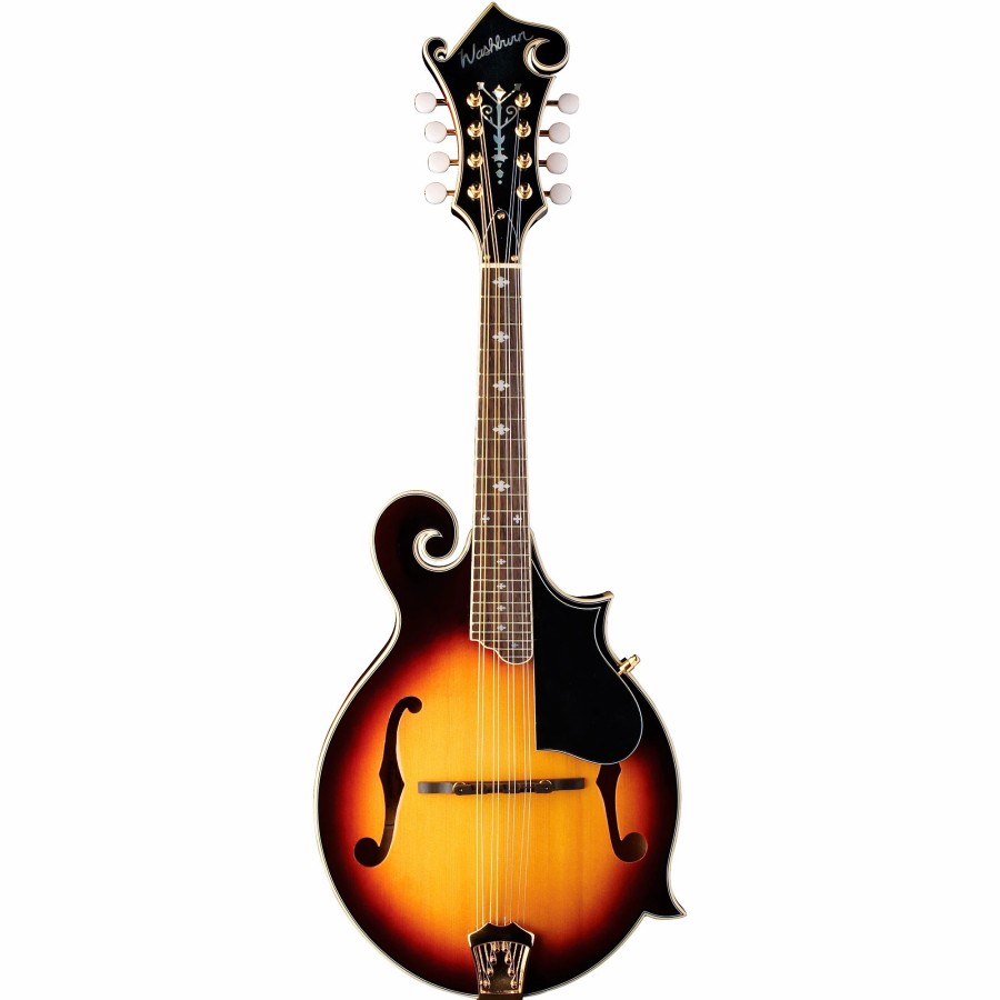 Guitars Washburn | Washburn M3Sw Americana F-Style Mandolin Sunburst