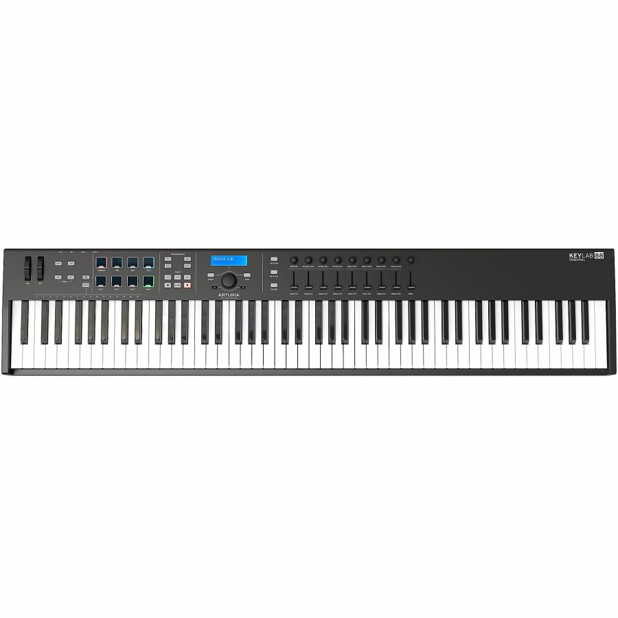 Keyboards & Midi Arturia Midi Controllers | Arturia Keylab Essential 88 Midi Keyboard Controller Black