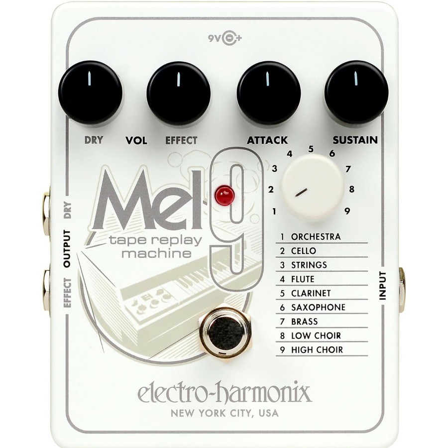 Guitars Electro-Harmonix Effects | Electro-Harmonix Mel9 Tape Replay Machine Guitar Effects Pedal